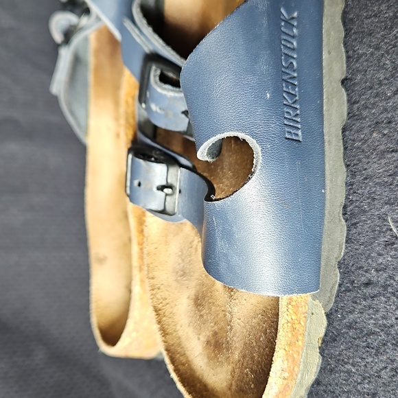 Birkenstock Ibiza Blue Double Strap Sandals - Picture 6 of 12